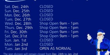 JandJ Christmas Opening Hours